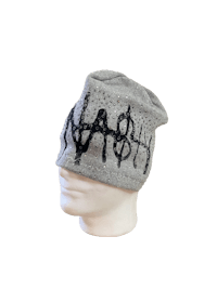 a mannequin head with a beanie on it